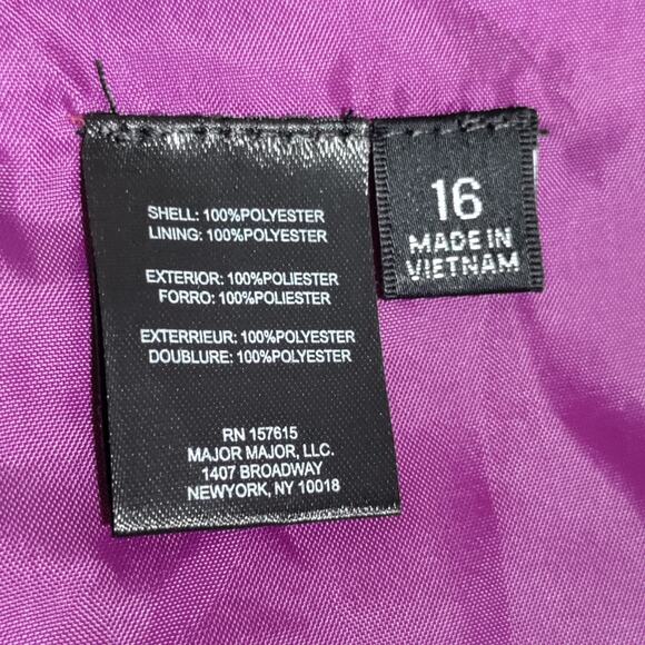 TAHARI ASL Skirt Women's Size 16 Straight Knee Length Career Amethyst Purple NEW - Picture 10 of 15